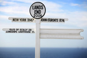 Lands End to John O'Groats sign